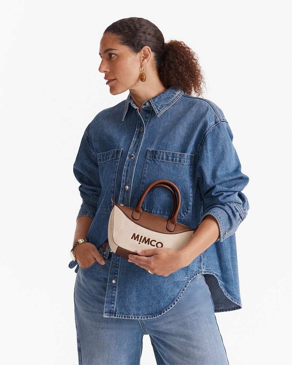 Walnut Ember Grab Crossbody Bag - Crossbody Bags | Mimco