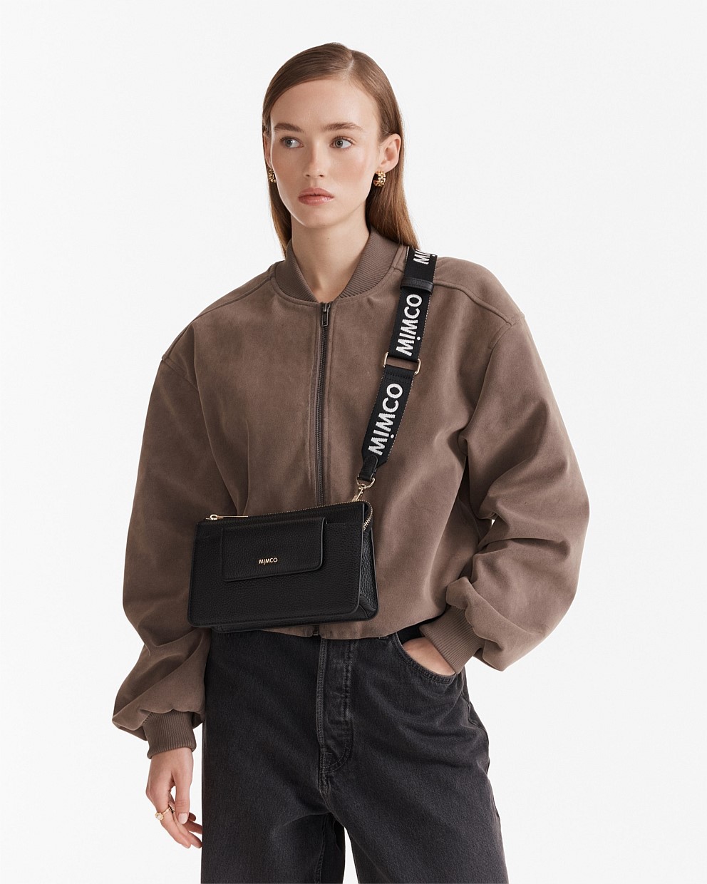 Black Preston Crossbody Bag - Crossbody Bags | Mimco